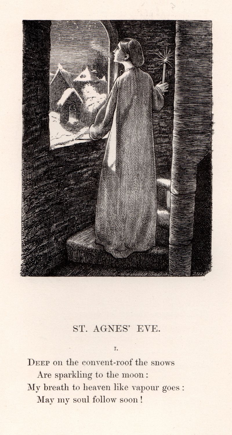 1857_Millais_St. Agnes' Eve