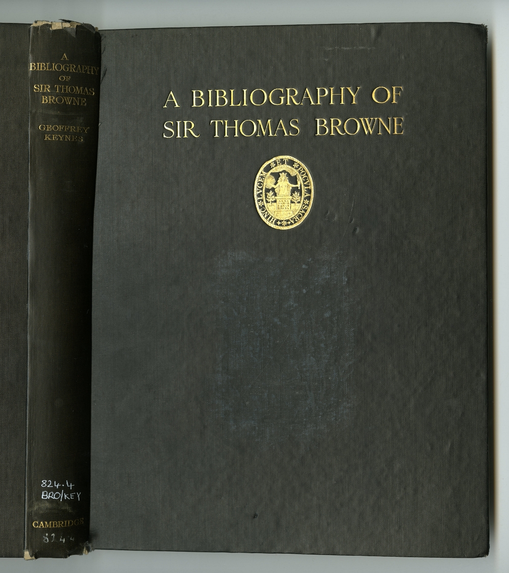A BIBLIOGRAPHY OF SIR THOMAS BROWNE