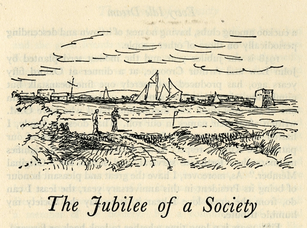 The Jubilee of a Society