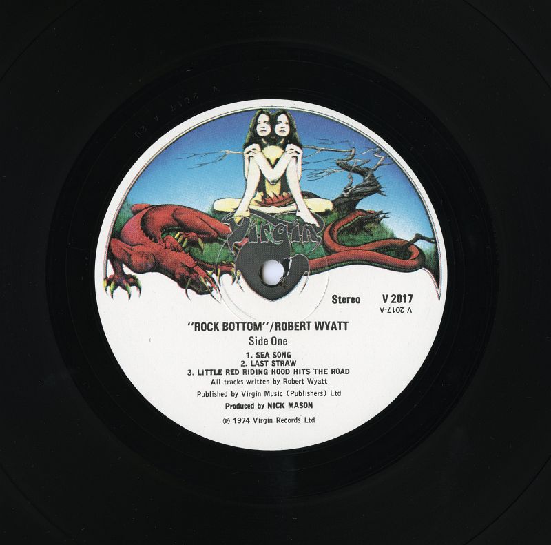 1974Wyatt_Rock Bottom_label01